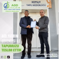 TAPU TESLIM satıldıııı kepsut